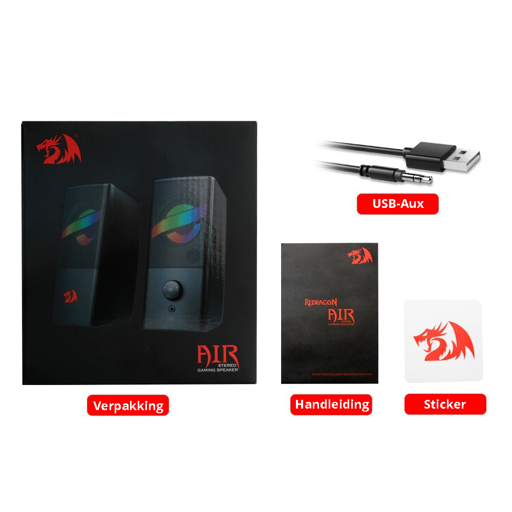 Redragon Air GS530 Gaming Speaker - Afbeelding 5
