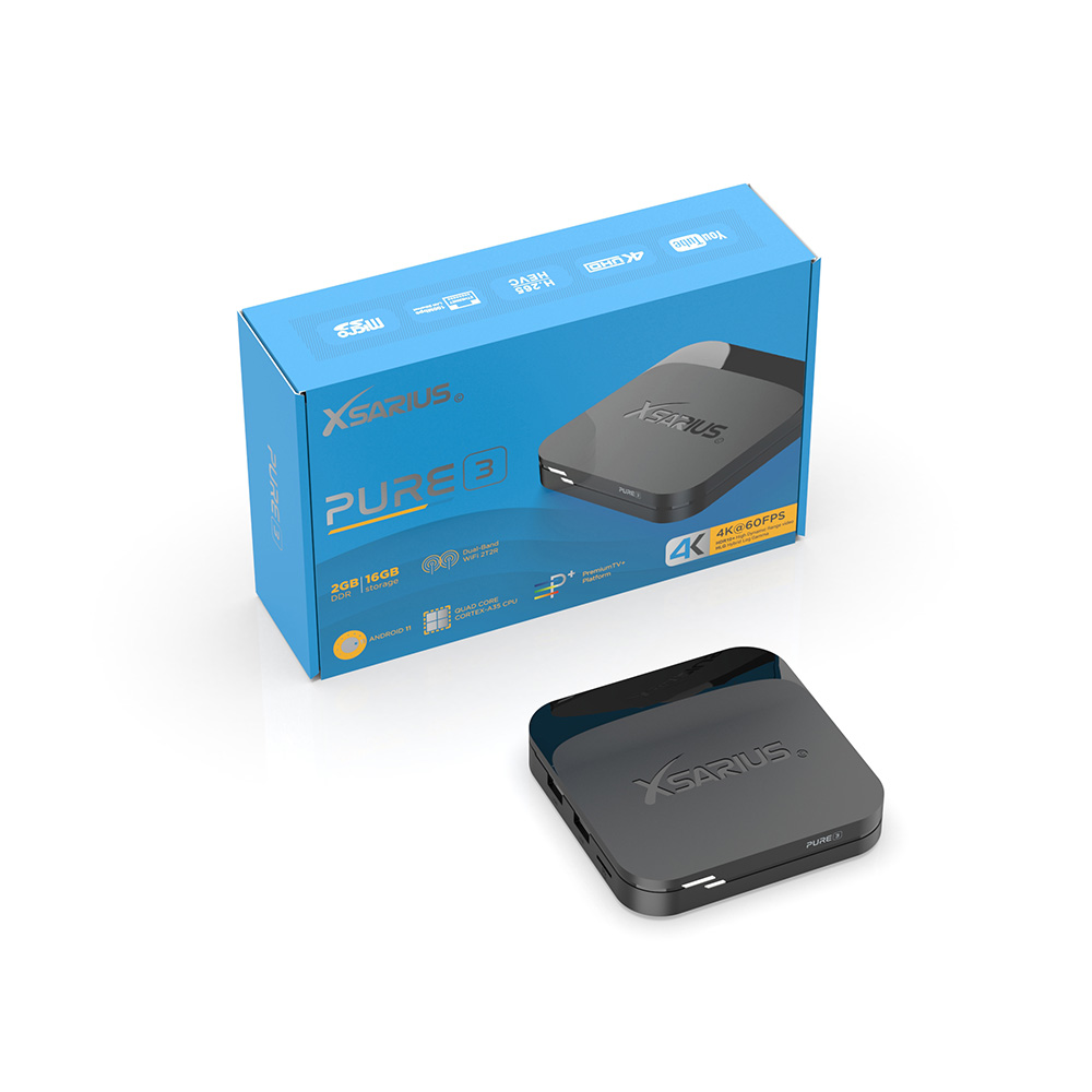 Xsarius Pure 3 Android IPTV Set Top Box - Afbeelding 8