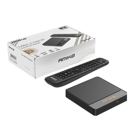 Amiko Mira-X 5200 BT Linux IPTV-box met accessoires
