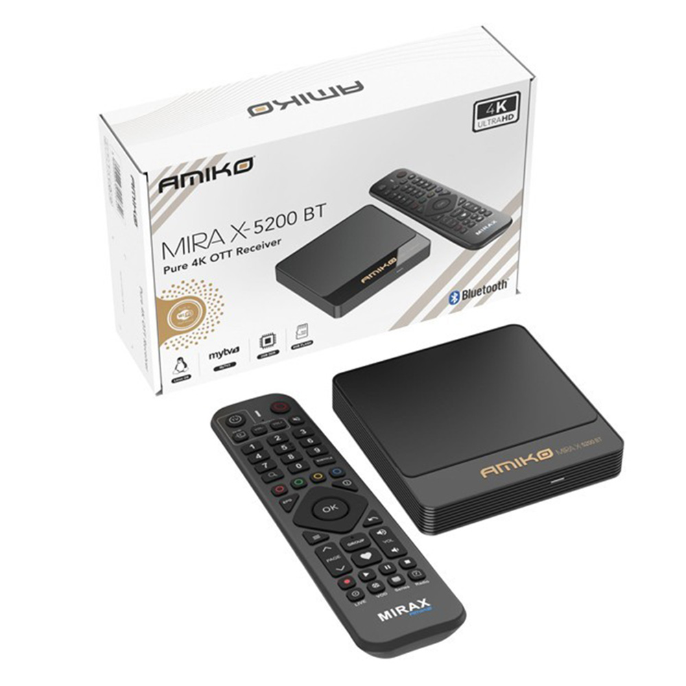 Amiko Mira-X 5200 BT Bluetooth Editie met doos