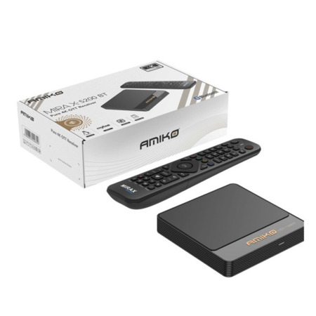 Amiko Mira-X 5200 BT Linux TV-mediastreamer uitgepakt
