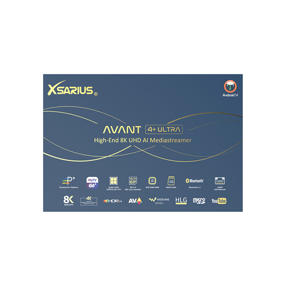 Xsarius Avant 4+ Ultra - 8K High End Media Streamer - Afbeelding 13