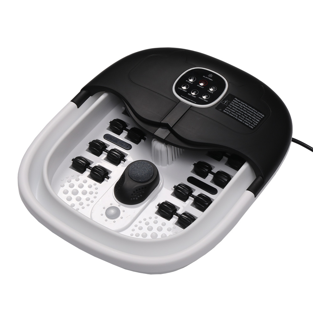 Slimtron FB02 Elektrisch Voetenbad – Verwarming, Bubbels en Massagerollers – Zwart - Afbeelding 14