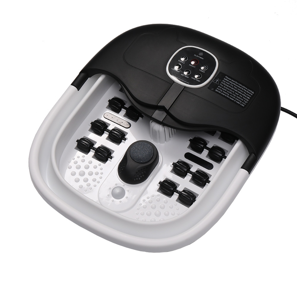 Slimtron FB02 Elektrisch Voetenbad – Verwarming, Bubbels en Massagerollers – Zwart - Afbeelding 21