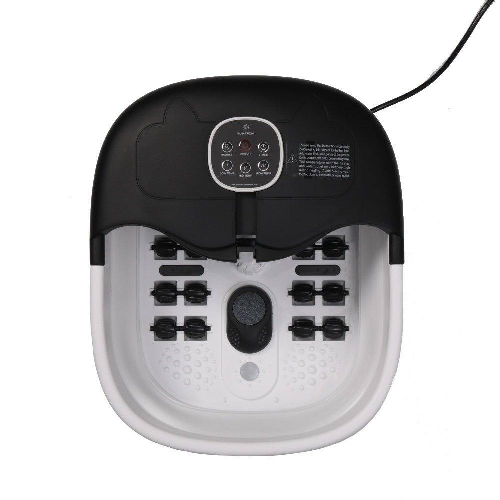 Slimtron FB02 Elektrisch Voetenbad – Verwarming, Bubbels en Massagerollers – Zwart - Afbeelding 24